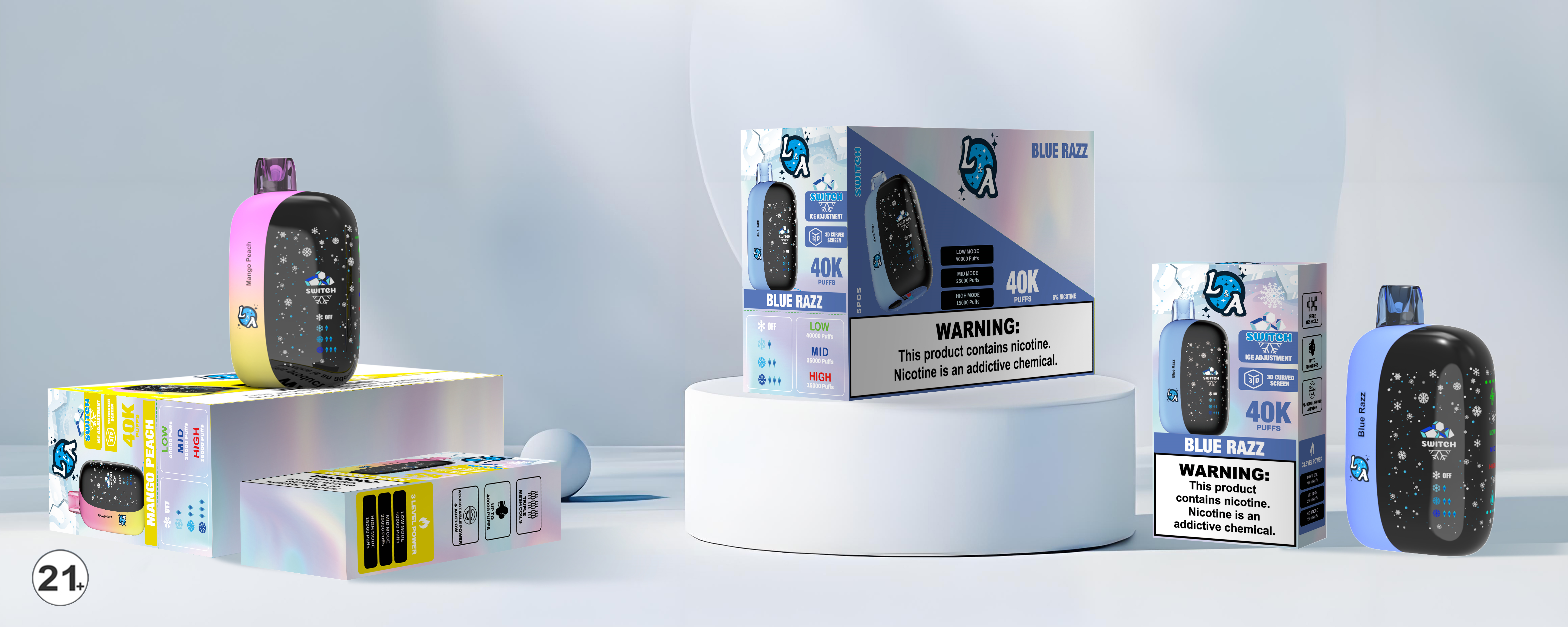 LASMOKING product display