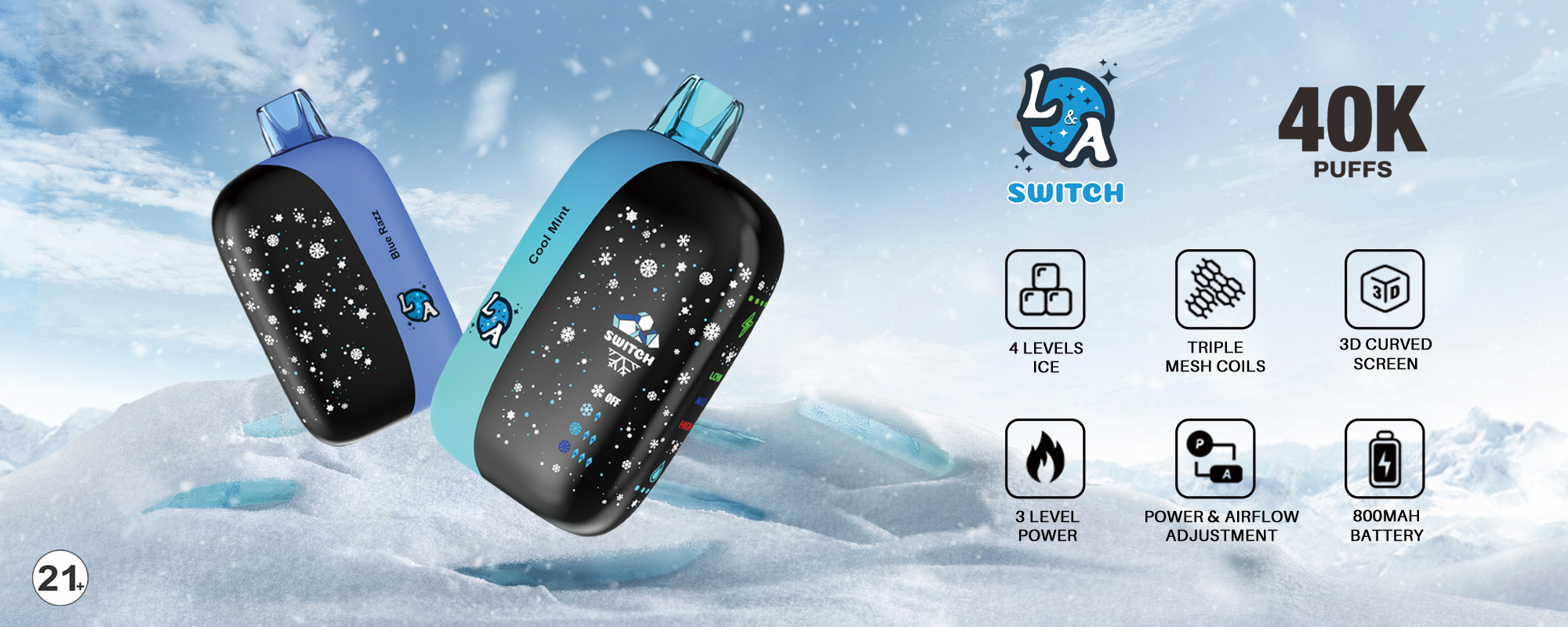 LASMOKING Switch disposable device
